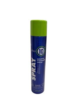 NWT- it’s a 10- Miracle Finishing Spray - Blue with Lime Cap